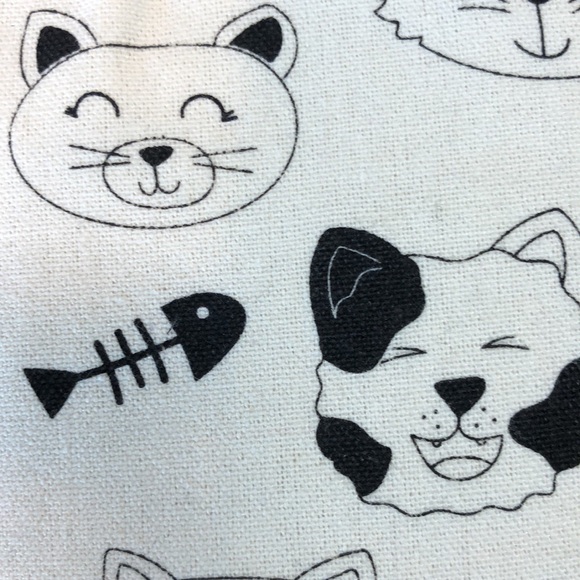 Cat Canvas Furbaby tote - Picture 3 of 3